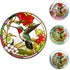 Stained Glass Hummingbird Window Clings Anti-Collision Window Decals Summer Window Stickers Static Clings Birds Strikes on Window Glass Non Adhesi...