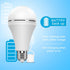 Rechargeable Light Bulbs, Back Up Battery Light Bulbs, 15W 80W Equivalent 6000K 1200mAh Battery Operated Light Bulb for Power Outage Hurricane, Em...
