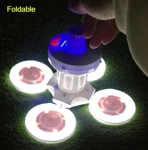 Solar Multi-Functional Emergency LED Light Bulb with USB Charging, foldable light bulb ?Outdoor led bulbs ideal for Power Outage, Tent Camping, Fi...