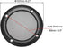 uxcell 4Pcs Speaker Grill Cover 3.5 Inch 107mm Mesh Decorative Circle Subwoofer Guard Protector Black...