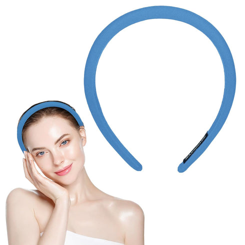 Headbands for Women, Padded Headband Makeup Spa Facial Headband Soft Sponge Hairband Hair Accessories for Washing Face, Makeup Removal, Shower, Sk...