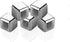 COSIEST 6PCS Whiskey Stones Stainless Steel Ice Cubes, Reusable Metal Ice Stones, Freezer Storage Tray for Beer Wine Cooler, Pub Bar Accessories...