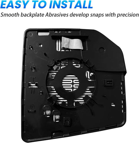 8sanlione Driver Left Side Heated Mirror Glass, Replacement for F150 2015-2022, Car Reversing Mirror Replacing Part, Side View Convex Exterior Mir...
