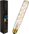 T28/T10 Long Test Tube Spiral Dimmable Vintage Edison Light Bulb,7.28 inch 40W E26 Medium Base AC120V Warm White 2300K Light Bulbs for Home Rustic...