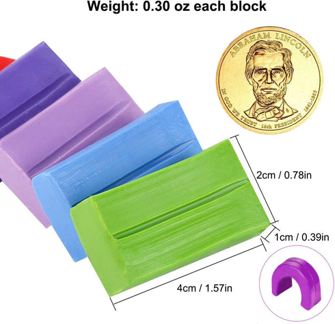 CiaraQ 24 Colors Small Block Polymer Clay Starter kit, Oven Bake Clay, DIY Molding Clay, Great for Kids, Beginners...