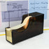 Acrylic Black Tape Dispenser Gold for Desk Masking Tape Cutter Holder 1-Inch Core Office Tape Dispenser...
