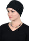 Womens Hat Fleece Beanie Cloche Cancer Headwear Chemo Ladies Winter Head Coverings Butterfly...