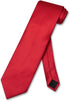 Vesuvio Napoli NeckTie Solid RED Color Men's Neck Tie...