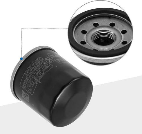 Oil Filter 5GH-13440-60-00 5GH-13440-61-00 Compatible with YAMAHA Motorcycle(Black)...