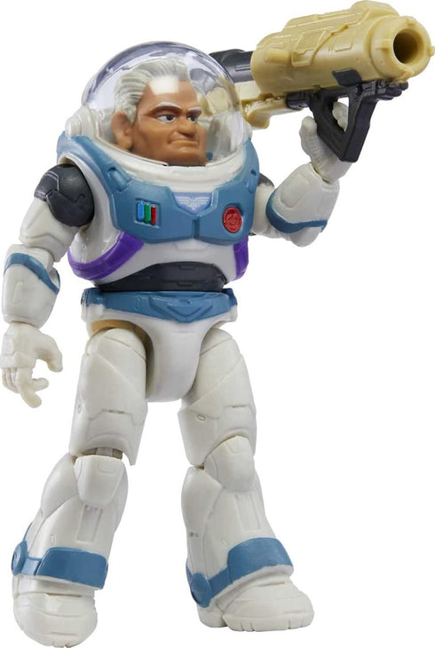 Mattel Disney and Pixar Lightyear Space Ranger Alpha Darby Steel Action Figure, 14 Points of Articulation & Accessories, 5-in Scale...
