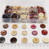 Libiline 150pcs of 15 Styles in Box New Wood Button Craft Clothe Sewing Decor … (Mix, 20mm(3/4"))...