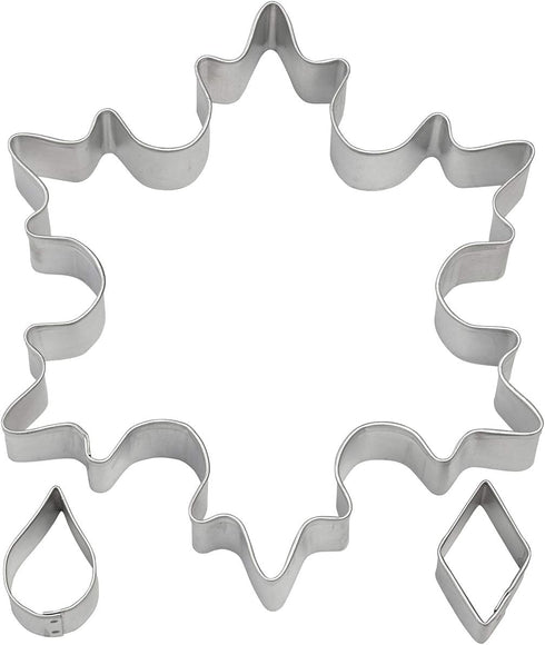 Wilton 3-Piece Snowflake Cookie Cutter Set...