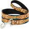 Star Wars Pet Leash, Dog Leash, Star Wars Clone Wars Ahsoka Tano Bounding Blues Orange, 4 Feet Long 1.0 Inch Wide...