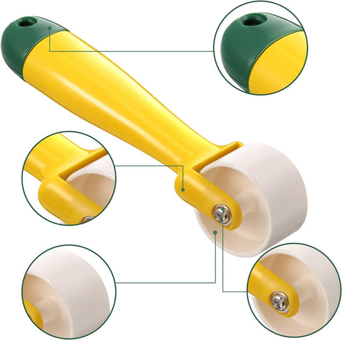 Quilting Seam Roller Quilting Roller Roll and Press Sewing Roller Tool with Easy to Grip Handle for Quilting, Sewing, Print, Ink, Wallpaper, Home ...