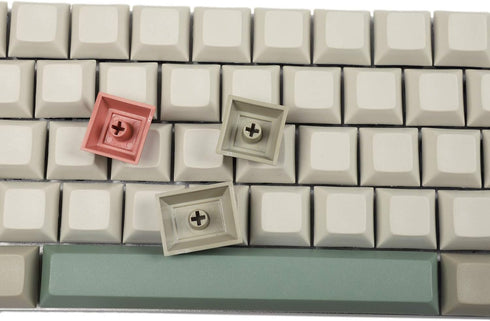 YMDK DSA Profile 9009 Blank 61 64 68 ANSI Keycap Thick PBT Keycap Set for MX Mechanical Keyboard GH60 XD64 GK64 Tada68 (61 64 68 Blank No Legend)(...