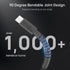 Cable 140W 240W Max Fast Charge & High-Speed Data USB C to C Cable, 5ft, 90° Bendable, Biodegradable Nylon, PD 3.1, Compatible with MacBook Pro, f...
