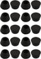 uxcell® 20pcs Desk Chair Round Rubber Leg Cap Floor Protector 6mm Inner Diameter Black...