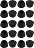 uxcell® 20pcs Desk Chair Round Rubber Leg Cap Floor Protector 6mm Inner Diameter Black...
