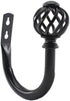 2 Pack Curtain Holdbacks,ULIFESTAR U Shaped Wall Mounted Curtain Tieback Hooks Drapery Tiebacks Decorative Curtain Hooks Window Treatment Holdback...