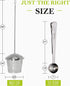 Tea Infuser for Loose Tea - Set of 2 Large Cup & Scoop with Bag Clip - Reusable Tea Strainers, Steeper for Loose Tea, Diffusers for Brew, Tea, Spi...