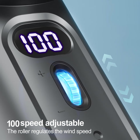Turbo Portable Handheld Fan, Speed(1-100) Adjustable Mini Portable Fan, 4000mAh Battery Rechargeable Personal Mini Fan, Small Handheld Fan with Di...