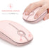 Unipows Wireless Mouse - 2.4G Slim Portable Computer Mouse with Nano Receiver, Less Noise Mobile Optical Mice for Notebook, PC, Laptop, Computer, ...