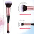 2PCS Double Ended Makeup Brushes, Foundation Makeup Brush Flawless Powder Brush Concealer Cream Cosmetics Blush brush for Blending Liquid Highligh...