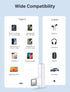 JSAUX 2 Pack Right Angle USB C to 3.5mm Audio Adapter, Type C to Aux Headphone Jack Adapter with 24bit DAC HiFi Dongle Compatible with Samsung Gal...