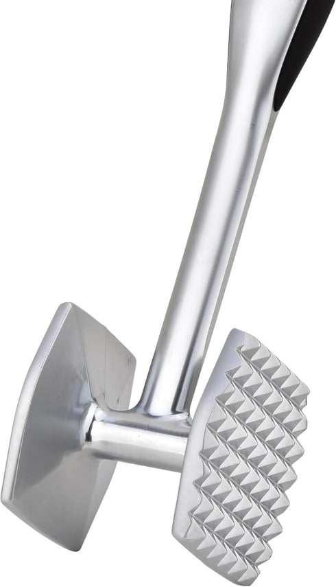 Aliglow Meat Tenderizer Hammer Tool Pounder For Tenderizing Steak Beef Poultry, Heavy Duty Dual-Sided Mallet with Soft Grip Handle - Multifunction...
