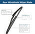Rear Windshield Wiper Arm with Wiper Blade for Jeep Renegade 2015-2021 Rear Windshield Back Wiper Arm Blade Replacement OEM # 68256590AA...