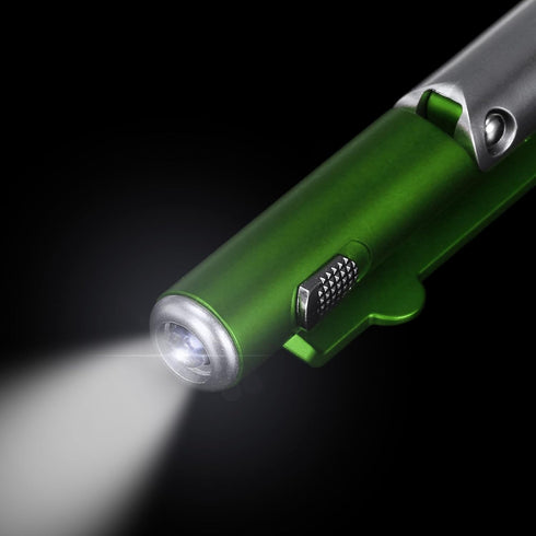 MECCANIXITY Multifunction Stylus Pen Capacitive Touch Screen Ballpoint Pens with LED Light, Foldable Phone Holder Stand for Writing in The Dark, G...