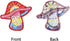MagiDeal Mushroom Boho Hippie Retro Love Peace Weed Trance Embroidered Applique Iron-on Patch...