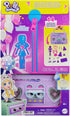 Polly Pocket Doll & Playset, Disco Dance Fashion Reveal Unboxing Travel Toy with 3-inch Hoodie Buddy Doll, 16 Accessories & Surprise Water Play...