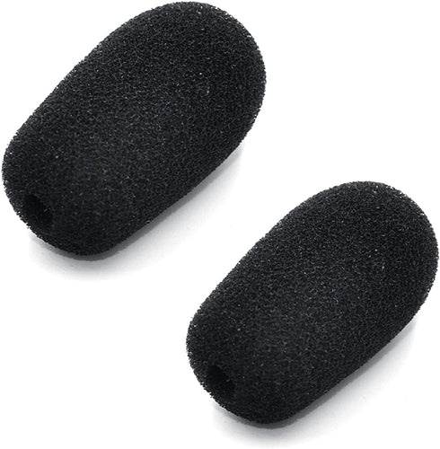 Replacement Cushion Ear Pads Kit for BlueParrott B450-XT Bluetooth Headset (Black, Foam Ear Cushions + Microphone Foam)...