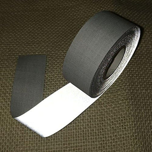 JINBING Safety Silver Reflective Fabric Tape DIY for Clohting Sew On 25mmx10m (1" x 33')...