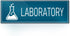 9"x3" Laboratory Sign Self-adhesive Door Wall Window Signage for House Home Office School (Blue)...