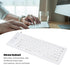 Roll-up Silicone Keyboard, Fully Sealed Silent Soft Keyboard Lightweight Portable USB Wired Keyboard 85 Keys Foldable Waterproof Flexible Keyboard...