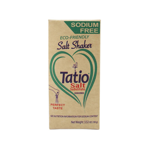 Tatio Salt 100% Natural, Sodium Free, Salt Substitute. Eco-Friendly Salt Shaker: 3.52 OZ -100gr...