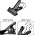 Backdrop Spring Clamps With Hook- 2 Pack of 4" Heavy Duty Clips for Photography Background Stands, Woodworking & Home Improvement Projects...