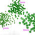 110 Pcs 8mm Moss Green Bicone Crystal Glass Beads for Jewelry Making...