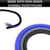 Kable Kontrol Split Wire Loom Tubing 1/4” Inch 10 Ft Long – Black Wire Conduit Cover for Cords - Corrugated Tubing and Protector for Automotive Wi...
