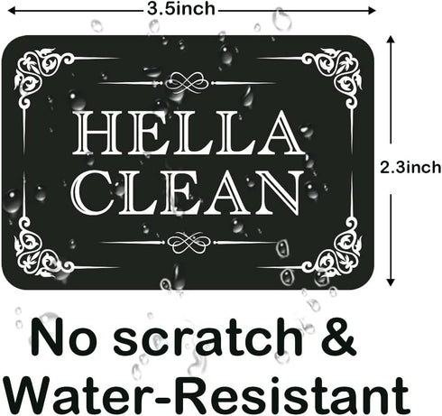 Dishwasher Magnet Clean Dirty Sign QMMD Hella Clean and Dirty Af Magnet Clean Dirty Magnet for Dishwasher...
