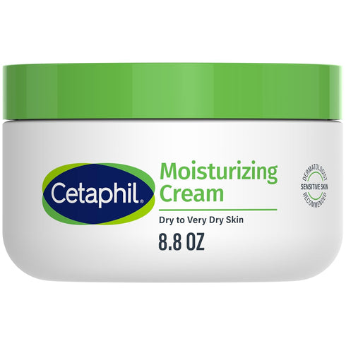 Cetaphil Face & Body Moisturizer, Hydrating Moisturizing Cream for Dry to Very Dry, Sensitive Skin, NEW 8.8 oz, Fragrance Free, Non-Comedogenic, N...