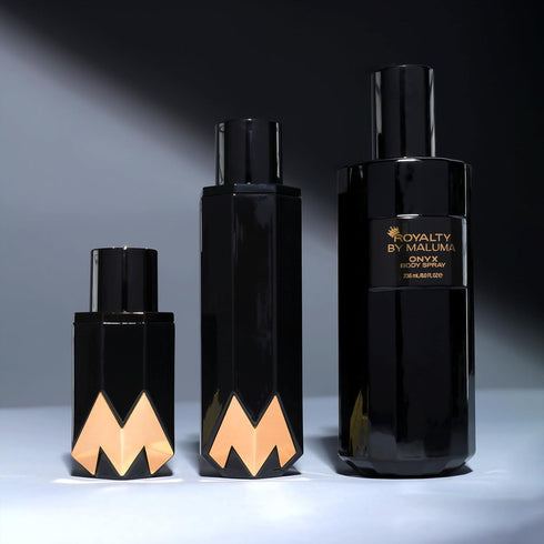 Onyx Body Spray, 8 oz - Luxurious Long-Lasting Perfume for Men - Fougere Amber Wood Fragrance - Cardamon, Pear, Bergamot Top Notes - Ideal Gift fo...