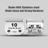 10 Blades Dog Grooming Blades Compatible with Andis/Wahl/Oster Pet Clippers AG AGC Ceramic Sharp Size-10, 1/16-Inch Cut Length (#10 Blade/1PC)...