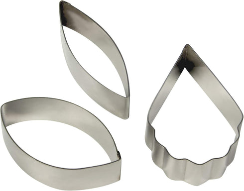 PME Sugarcraft Cattleya Orchid Petal Cutters, Stainless Steel, Set of 3...