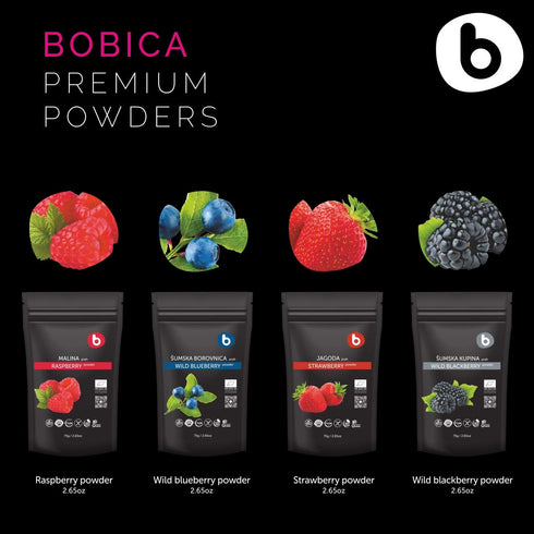 Organic Wild Blueberry Powder, Bilberry Powder - from Freeze Dried Blueberries, Frozen Blueberries - High in Anthocyanins & Polyphenols - for Smoo...
