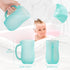 Baby Bath Rinse Cup - Food Grade Silicone Shampoo & Body Washing Rinser Cup For Kids with Easy Grip Handle to Rinse Baby Shampoo and Soap - Baby E...