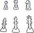 96 Count Chess Pieces Shaped Paper Clips (16 per shape) Great for Paper Clip Collectors or Office Gift - Comes in Round Tin with Lid and Gift Box ...