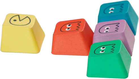 OEM Proifile Pac-Man Five Dye PAC PBT Key caps Custom Sublimation keycaps for MX Mechanical Gaming Keyboard (OEM Pac-Man 5 Keys)...
